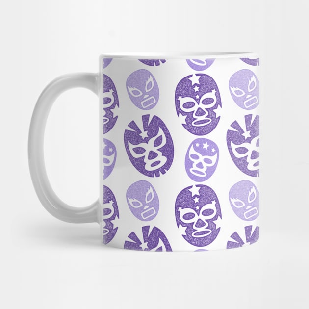 Luchador Mask Purple by LotusArtStudio